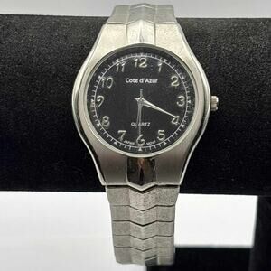 Vintage Silver Cote d' Azur Men's Watch